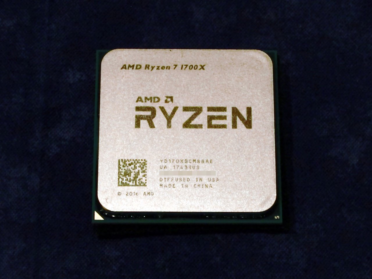 AMD　Ryzen 7 1700X YD170XBCM88AE　3.4GHz SocketAM4